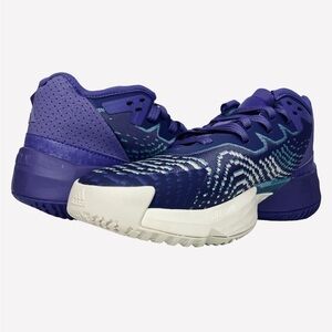 Adidas D.O.N. Issue 4 Mitchell HQ3449 Throwback Utah Jazz Shoes Women's Sz 7.5